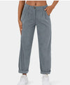 Women's High-Waist Solid Color Casual Pants, Stylish Straight Trousers StephanieRossShop