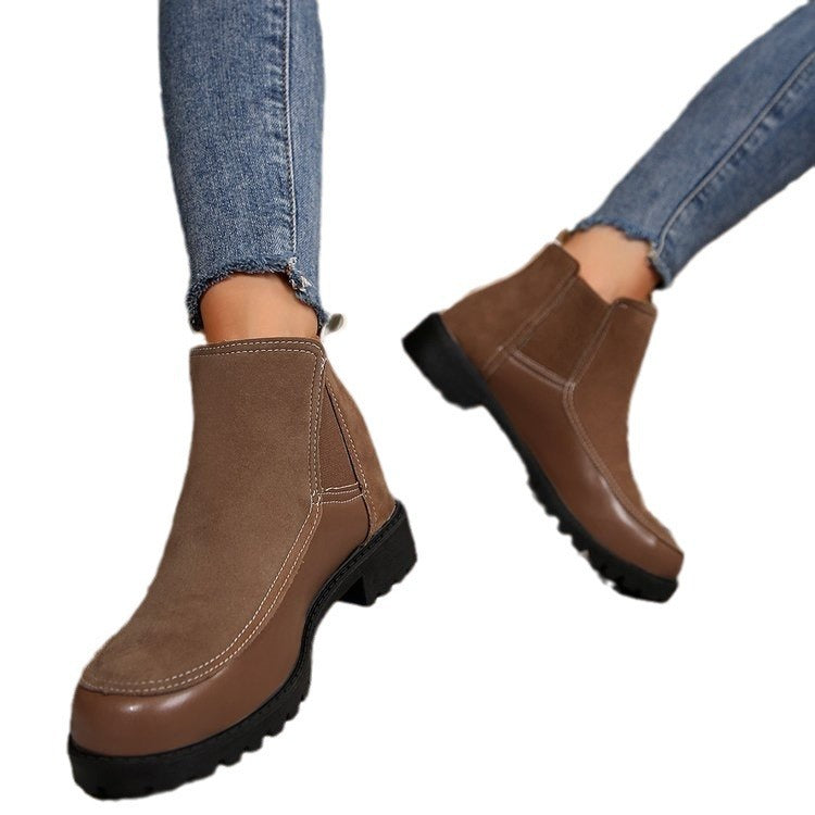 Platform Ankle Boots Short Martin Boots For Women