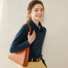 Chic Slim-fit Knitted Sweatshirt in Vibrant Colors - Cashmere Fabric - Women's Fashion - Sizes S-XXL