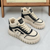 Women's High-Top Fleece-Lined Sneakers in Brushed Khaki