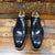 Men's Black Genuine Leather Lace-up Shoes 37-45 - Stylish and Durable Footwear with Pointed Toe - Goodyear Production Quality