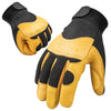 Eco-Friendly Deerskin Cycling & Fitness Gloves in Green- Ideal for Outdoor Sports. Trusted Comfort, Color-Matching Design.