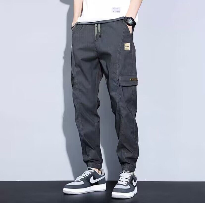 Pants Men's Harem Overalls Loose Sports Trendy All-match Ankle-tied Casual