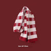 Warm & Cozy Winter Plaid Wool Scarf - Ideal New Year Gift for Couples