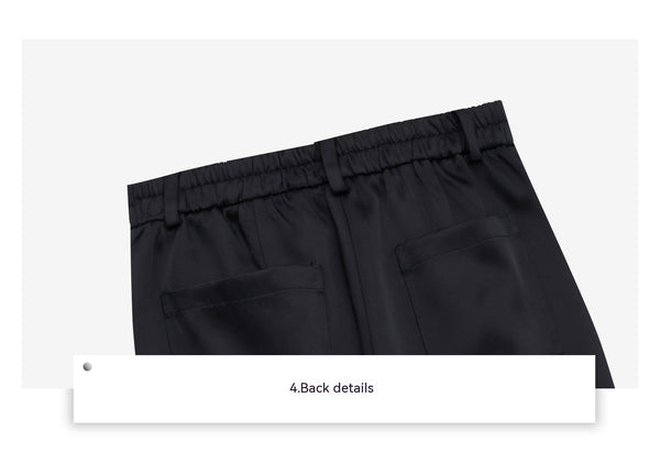 Tailored Loose-Fit Zip Suit Pants in High Industry Fashion