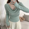 Chic One-Shoulder Women’s Top, Versatile Cold-Shoulder Style