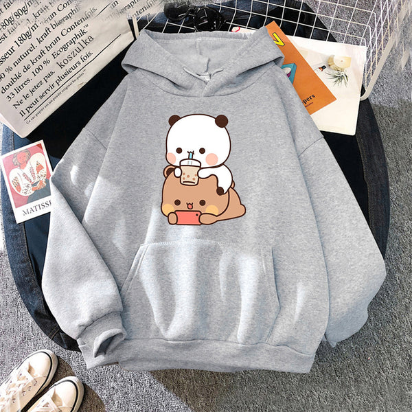 Trendy Bubu & Dudu Women's Graphic Hoodies