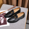 Chic British Vintage Men's Horsebit Loafers in Black or Brown - Premium Cowhide Comfort & Style Sizes 38-44 - Men's Luxury Footwear