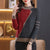 Chic Women's Mock Neck Sweater in Angora Red - Soft Polyester Pullover - Sizes S to XL - Versatile Fashion Piece