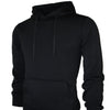Casual Outdoor Sportswear Cashmere Sweater Coat in Black - Hooded Polyester Coat for Fall and Winter Style