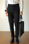 Fashionable Men's Slim Fit Elastic Straight Business Trousers - Versatile & Stylish Office Wear for Men