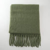 Winter Women's Cashmere-Like Tassel Scarf - Solid Color Variety