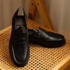 Classic Black British-Style Leather Men's Shoes for Timeless Elegance and Comfort