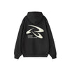 Men's Retro Embroidered Hoodie - Cotton Blend Comfort Sweatshirt in Stylish Hedging Design