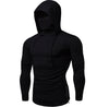 Urban Punk Hooded Suit Long Sleeve Cotton Blend Streetwear Trendy Attire.