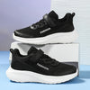 Kids' Breathable Mesh Athletic Shoes in Black for Young Sports Enthusiasts