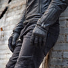 Premium Goat Leather Motorcycle Gloves with Touch Screen Functionality - Black, Green, or Brown - Sizes S-XXL