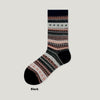 Vintage-Style Combed Cotton Women's Mid Tube Socks in Various Colors