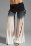 Women's Lightweight Wide-Leg Printed Casual Trousers