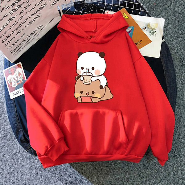 Trendy Bubu & Dudu Women's Graphic Hoodies