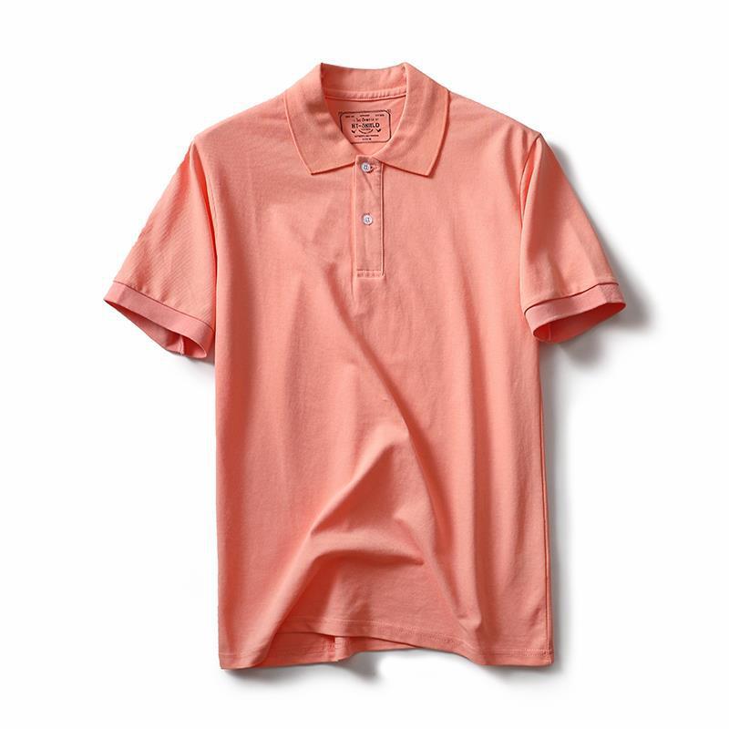 Men's Solid Color Short-sleeved T-shirt