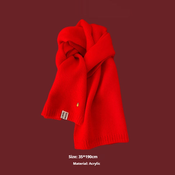 Warm & Cozy Winter Plaid Wool Scarf - Ideal New Year Gift for Couples