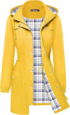 Stylish Women's Anorak - Windproof & Waterproof Coat in Wine Red, Navy Blue, Light Gray, Yellow, and Black - XS-XXL Sizes