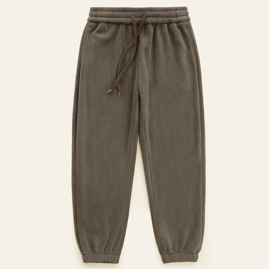 Outerwear Ankle-tied Sweatpants Fleece-lined Thickened New Fleece Winter Thermal Workout Pants Men