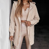 Stylish Drawstring Zip-Up Hooded Jacket in Diverse Sizes & Colors