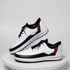 Men's Waterproof Golf Shoes with Movable Spikes - White and Grey - Breathable Microfiber Leather Sports Shoes for Men - Series XZ184.