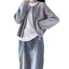 Classy Thickened Wool Cardigan in Various Colors - Women's Winter Wear - Long-Sleeve Zippered Design - Luxe Fashion Piece