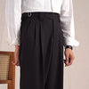 Men's Casual Herringbone Straight-Fit Non-Iron Trousers - Dark Gray, High-Grade Design