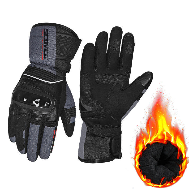 Waterproof And Warm Motorcycle Riding Gloves