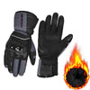 Premium Unisex Waterproof Motorcycle Gloves in Black - Microfiber Oxford cloth, durable & versatile. Sizes M to 2XL. Built for all-weather comfort & safety.