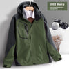 Lightweight Waterproof Shell Jacket for Outdoor Activities - Unisex - Durable Polyester - Cardigan Style - Large Sizes Available