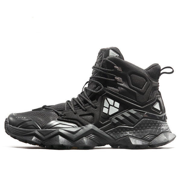 Stylish Water-Resistant Hiking Shoes: Durable rubber outsole, lightweight EVA midsole, high-quality fabric for men's adventures.