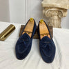 Chic Suede Slip-On Men's Loafers in Dark Blue, Khaki, and Brown - Lightweight and Versatile Fashion Footwear for Men