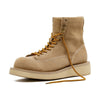 Vintage Style American Mid-Top Suede Leather Boots in Sand | Comfortable, Lace-up, Quality Cowhide Boots | Men's Size 38-44