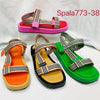 Women's Open-Toe Sandals with Velcro Strap in Vibrant Colors and Chic Square Head Design for Stylish Comfort