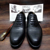 Handcrafted Black Lizard Leather Derby Shoes - Men's Formal Business Attire - Lace-up Closure - Sizes 37-44