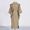 Women's Stylish Khaki Trench Coat - Fall Fashion Outerwear