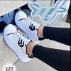 Chic Lace-Up Platform Shoes in Vibrant Colors, Cloth Lining, Medium Heel, Polyurethane Sole - Trendy women's footwear for diverse outfits.