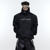 Cozy Double-layer Hoodie with Plush Shoulder Pads in Black and Yellow