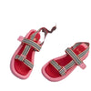 Stylish Women's Open-Toe Sandals in Vibrant Colors with Velcro Strap