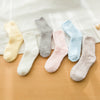 Women's Cashmere Cotton Socks in Assorted Colors, Mid-Calf Winter Apparel