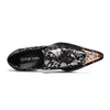 Elegant Men's Leather Pointed-Toe Shoes in Gold - Versatile and Stylish Footwear Size 37-44