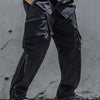 Men's Versatile Waterproof Cargo Pants with Multiple Pockets - Black Outdoor Pants Fiber Fabric - M to XXL Sizes - Asian Fit.