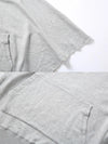 Elegant Shiva Lady Print Cape Poncho - Cotton Light Gray, Long Sleeve, Loose Fit Stylish Poncho - All Size Comfort & Style