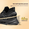 Elevate Summer Style: Men's Invisible Height Increase Casual Shoes in Black or White - Comfortable and Stylish for all Occasions - Size 37-43