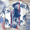 Vivid 3D Print Casual Summer Shirt in Stylish Blue - Men's Fashion - Polyester Short-Sleeve Shirt